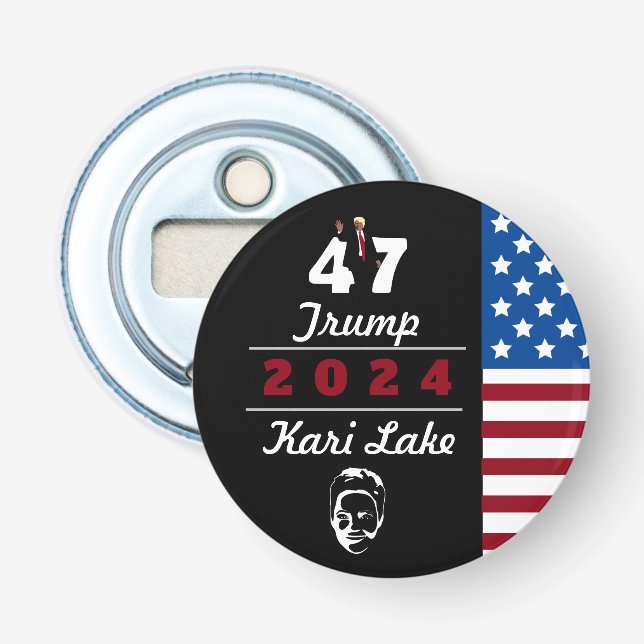 Décapsuleur 47 Trump Kari Lake 2024 (Devant)