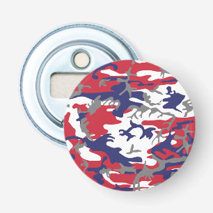Décapsuleur 4 juillet, Jour de l'Indépendance, Gris Camouflage