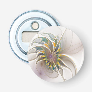 Décapsuleur A colorful fractal ornament. Abstract Flower art