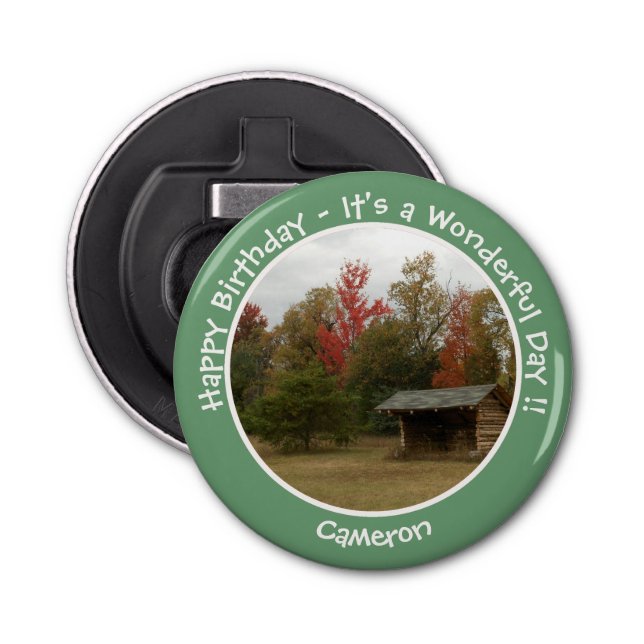 Décapsuleur Adirondack Lean-to en automne Anniversaire Article (Devant)