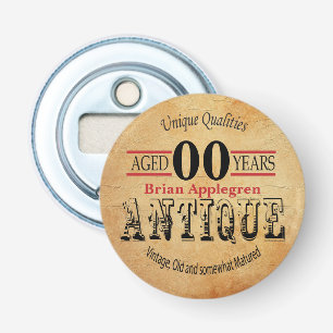 Décapsuleur Âgé, Antique, Mûri, et Vinage 00e Anniversaire