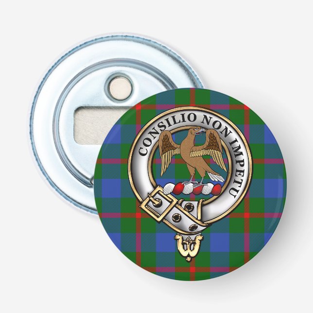 Décapsuleur Agnew Clan Badge & Tartan (Devant)