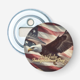 Décapsuleur Aigle du 4 juillet avec drapeau américain