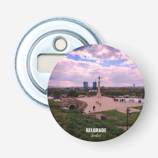 Décapsuleur Aimant de souvenir de Belgrade vue de Kalemegdan