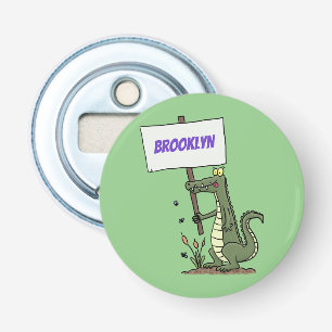 Décapsuleur Aligator de crocodile drôle avec dessin animé