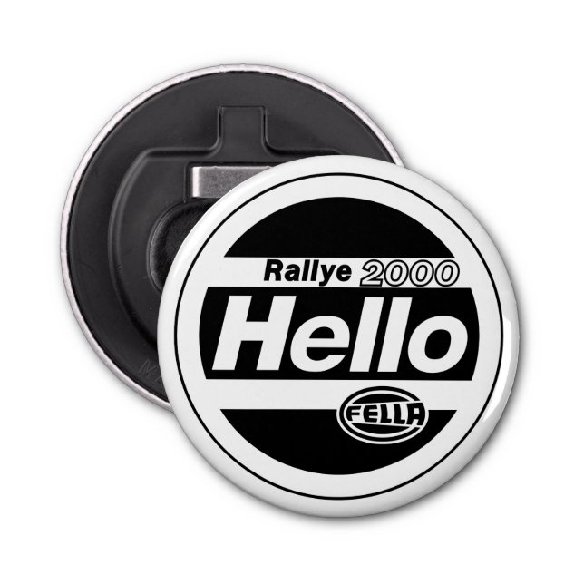 Décapsuleur Alllumineux du rallye Hello Fella (Devant)