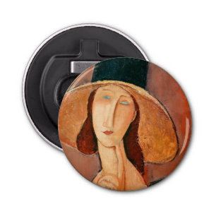 Décapsuleur Amedeo Modigliani - Jeanne Hebuterne en grand Casq