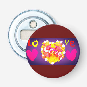 Décapsuleur Amour Valentine coeur Mug Magnet