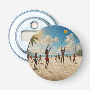 Décapsuleur Amusez-Vous Dans La Peinture À L'Huile De Volley-B
