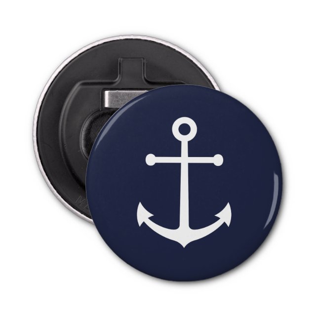 Décapsuleur Ancre bleue marine (Devant)