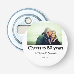 Décapsuleur applaudissements à 50 ans anniversaire ajouter nom