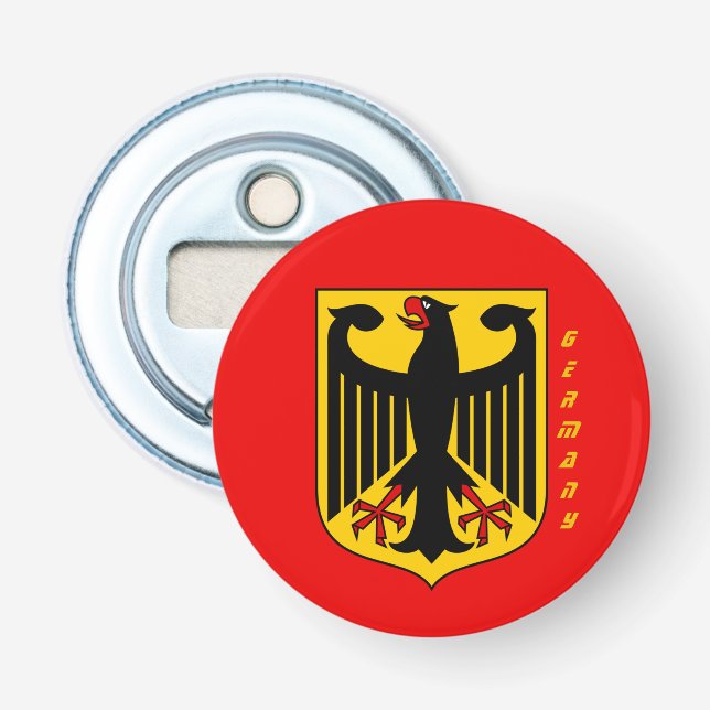 Décapsuleur Armoiries allemandes, Allemagne Ouvrage de bouteil (Devant)