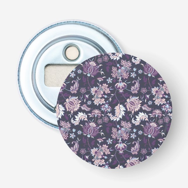 Décapsuleur Arrière - plan violet Big Floral Motif sans joint (Devant)