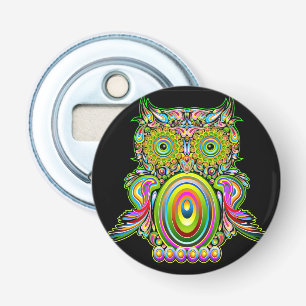 Décapsuleur Art de bruit psychédélique de hibou