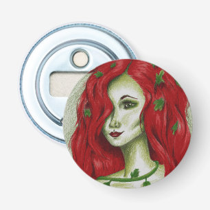 Décapsuleur Art Fantastique de Pixie Femme Rousse Nymphe de Li