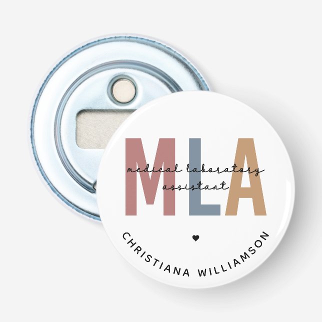 Décapsuleur Assistant de laboratoire Médicale MLA personnalisé (Devant)
