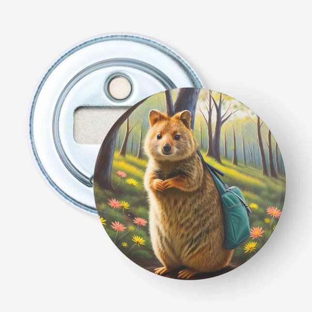 Décapsuleur Aventures au détail : Mama Quokka va faire ses cou (Devant)