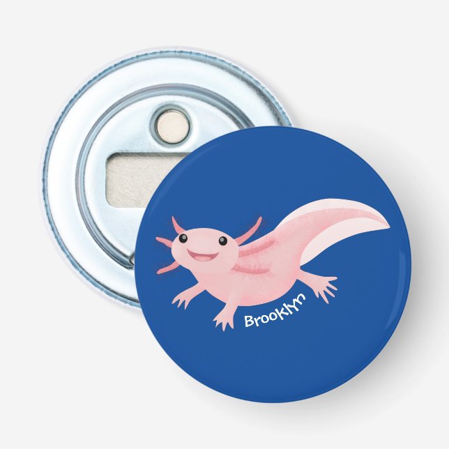 Décapsuleur axolotl rose pâle (Devant)