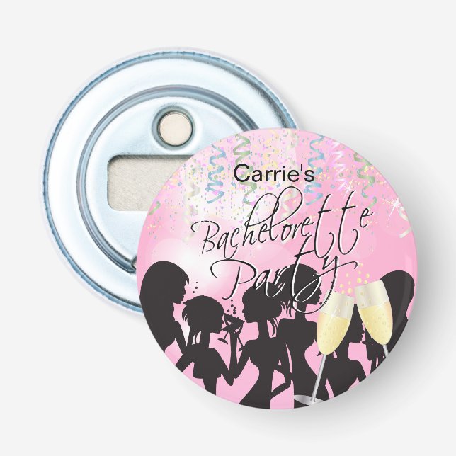 Décapsuleur Bachelorette Girls Night Out - Rose (Devant)