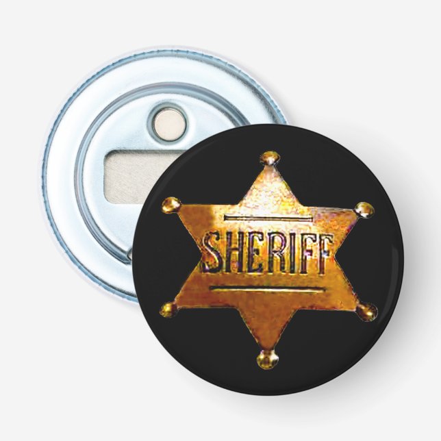 Décapsuleur Badge d'Antique Sheriff (Devant)