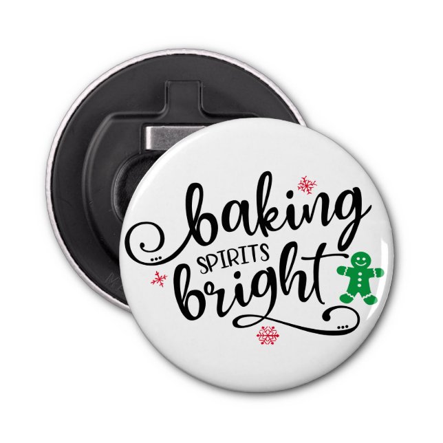 Décapsuleur Baking Spiritueux | Fun de Noël (Devant)