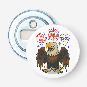 Décapsuleur Bald Eagle avec Fireworks - USA 250 ans 1776-2026