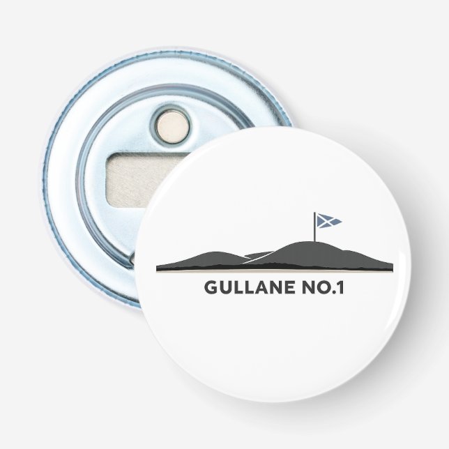 Décapsuleur Balle de golf Gullane Écosse (Devant)