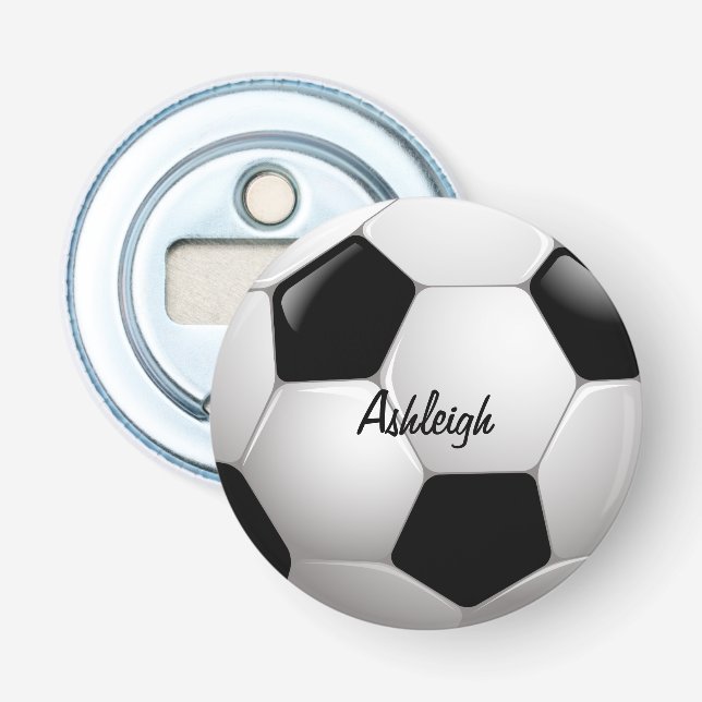 Décapsuleur Ballon de football personnalisable du football (Devant)