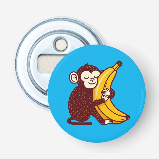 Décapsuleur Banane d'amour de singe (Devant)