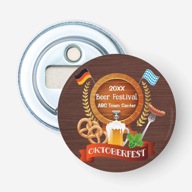 Décapsuleur Baril de bière Oktoberfest (Devant)