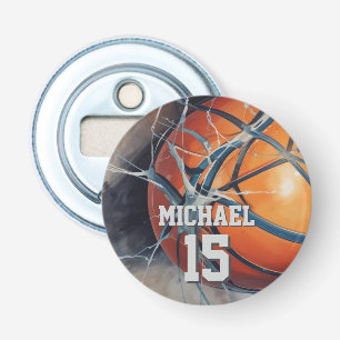 Décapsuleur Basket-ball Votre nom