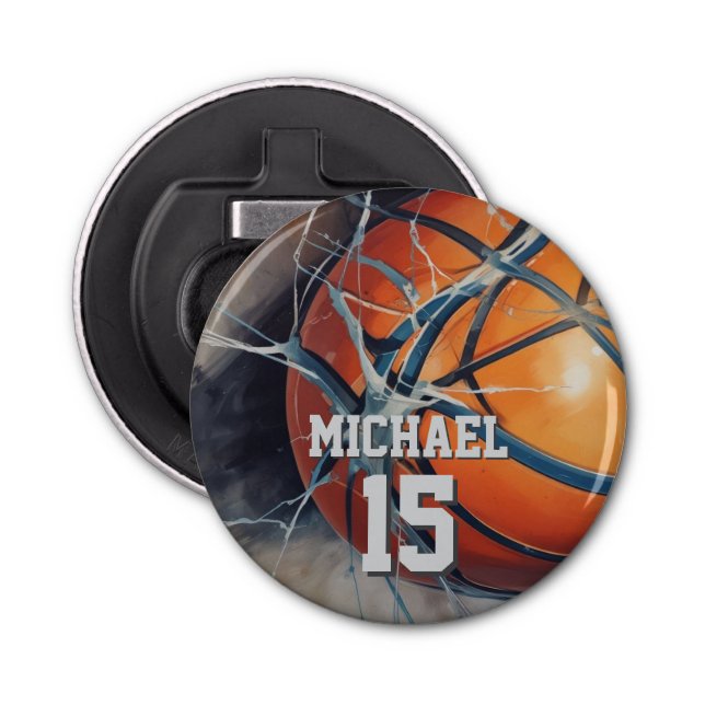 Décapsuleur Basket-ball Votre nom (Devant)