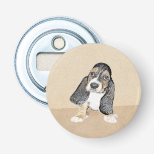 Décapsuleur Basset Hound Peinture Chiot - Art Chien original