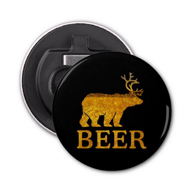 Décapsuleur Bear Deer ou Beer on Beer (Devant)