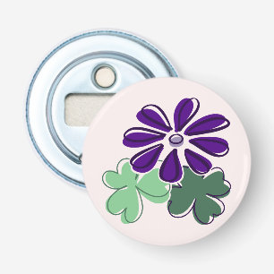 Décapsuleur Beau Doodle vert violet