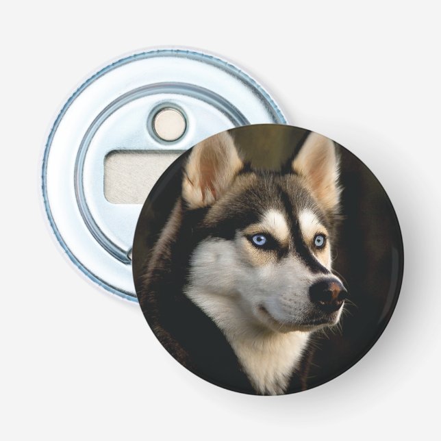 Décapsuleur Beau Oreiller Husky Lrow (Devant)