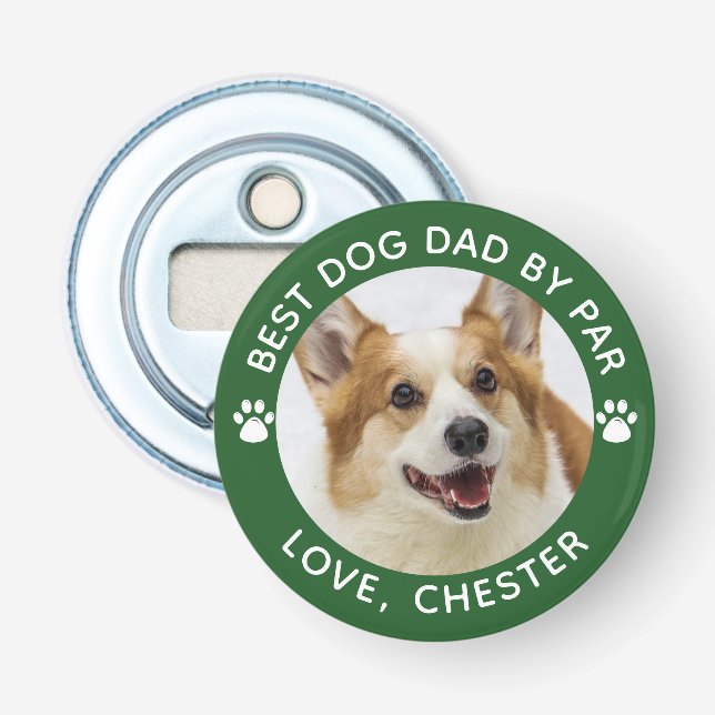 Décapsuleur BEST CHIEN DAD BY PAR PAR Empreinte de patte Photo (Devant)