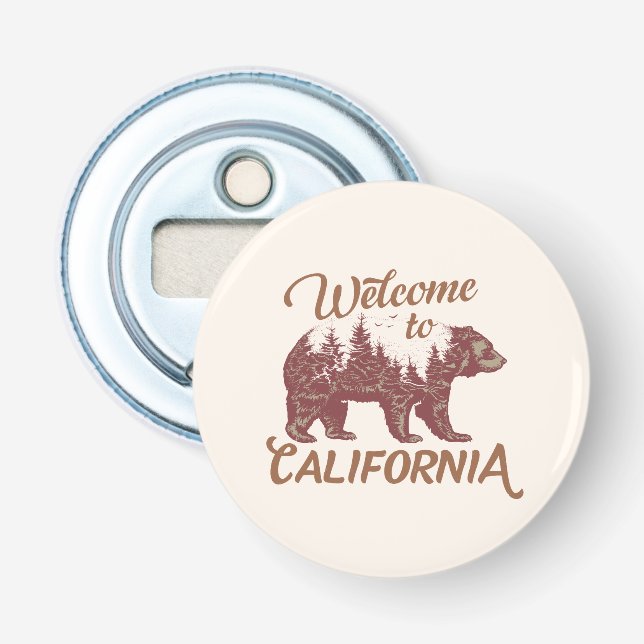 Décapsuleur Bienvenue à California Bear Forest (Devant)