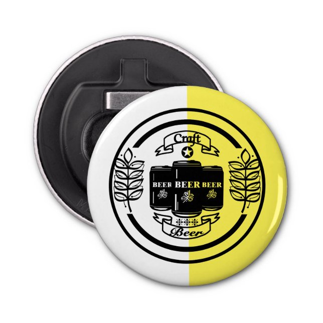 Décapsuleur Bière artisanale Trois boîtes (Devant)