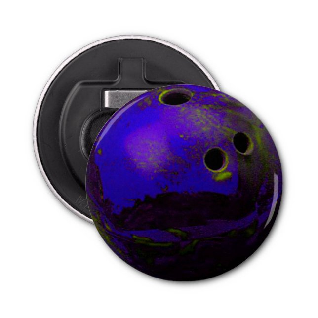 Décapsuleur Blue Bowling Ball Personnaliser It Bottle Opener (Devant)