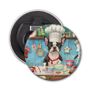 Décapsuleur Boisson de Noël de Boston Terrier