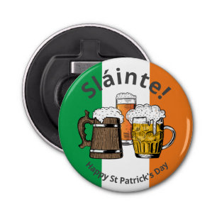 Décapsuleur BONNE bière de JOUR DE LA SAINT PATRICK Sláinte