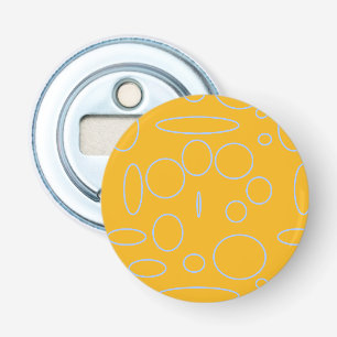 Décapsuleur Boucles sur boucles géométriques orange