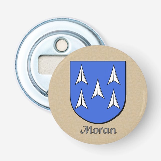 Décapsuleur Bouclier d'armes historique de Moran (Devant)