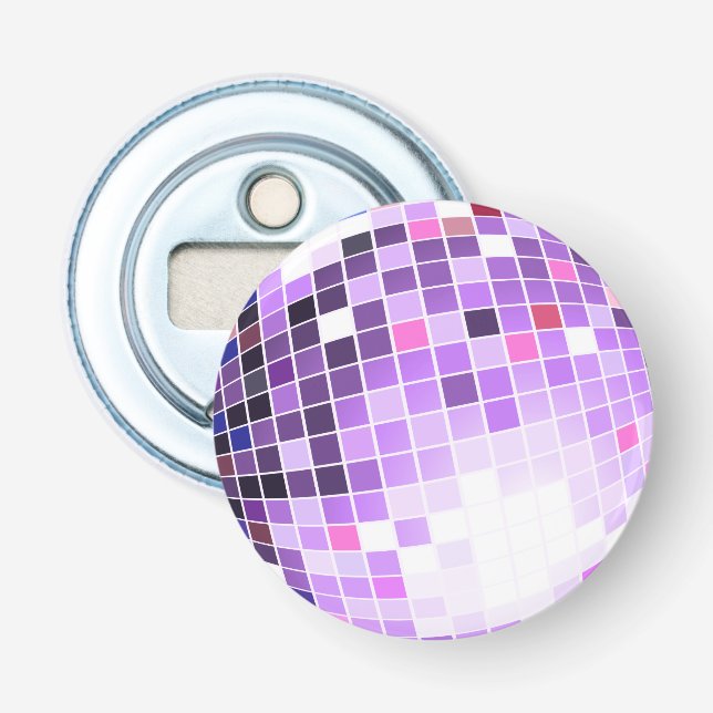 Décapsuleur Boule Disco, Boule Parties scintillant ou balle mi (Devant)
