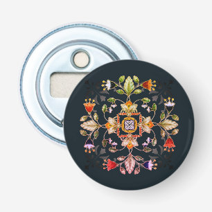 Décapsuleur Bouteille de bouton - Fiori Dark
