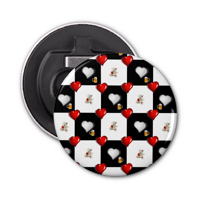 Décapsuleur Bouteille de bouton Ouverture de la bière Ours en  (Devant)