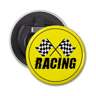 Décapsuleur Bouton Bouteille Ouverture-Racing drapeaux