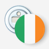 Bouton Drapeau d'Irlande