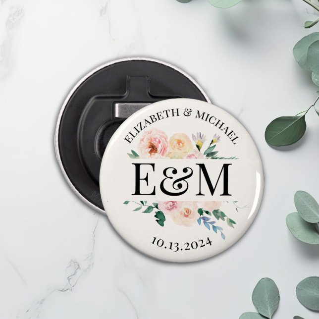 Décapsuleur Bouton Favori de mariage flou personnalisé (Créateur téléchargé)